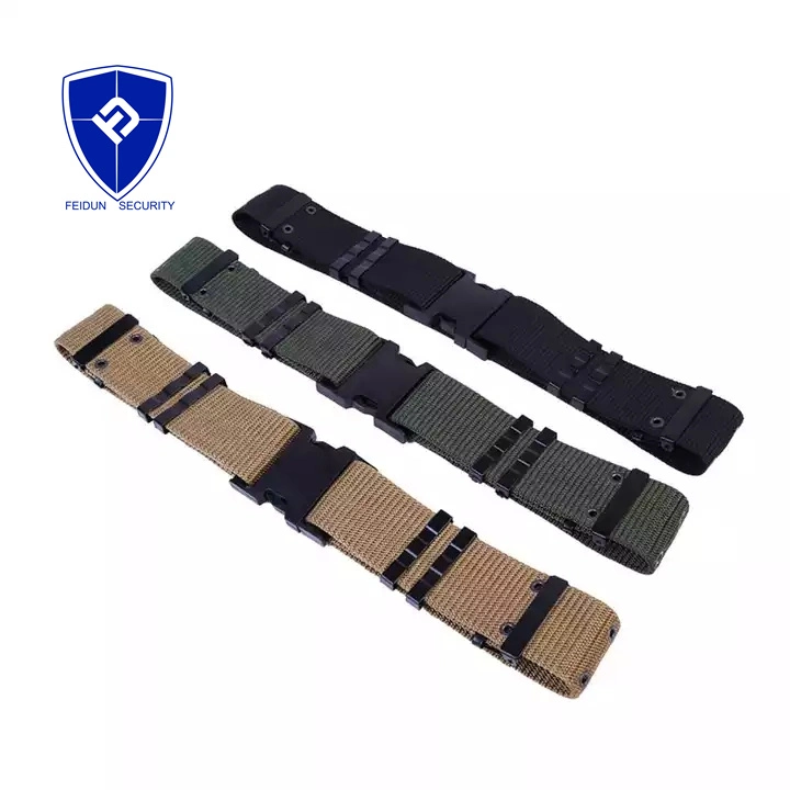 Duty Fabric Nylon Tactical Belt Security PP Custom Canvas Belt Outdoor Weaving Webbing S External Belt