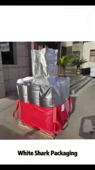 톤 가방 중국 대량 가방 제조 배출 주둥이가 있는 대량 가방 큰 가방 1000kg 컨테이너 가방 포장 저장을 위한 점보 자루 OEM 저렴한 톤 가방
