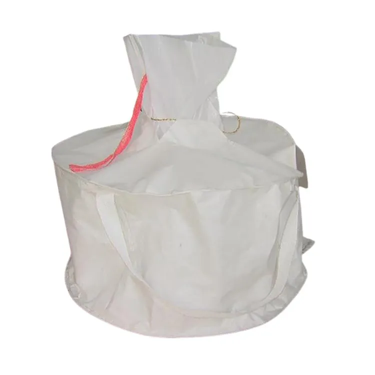 모래 자갈 분말 운송을 위한 500kg 둥근 바닥 FIBC 큰 점보 백